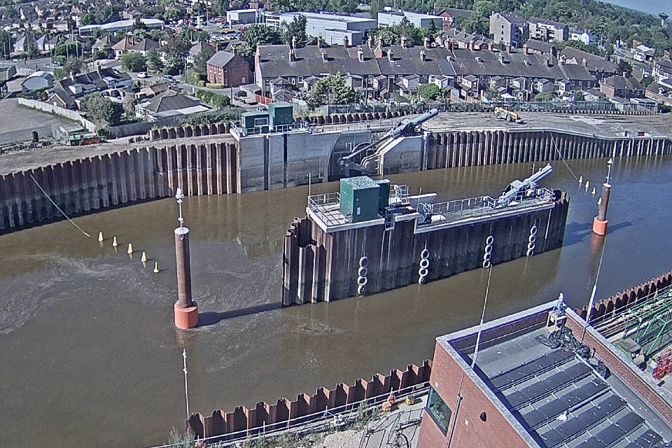 First boats set to pass through the new Boston Barrier