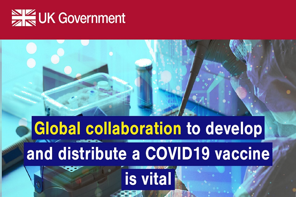 Global collaboration to develop and distribute a COVID-19 vaccine is vital