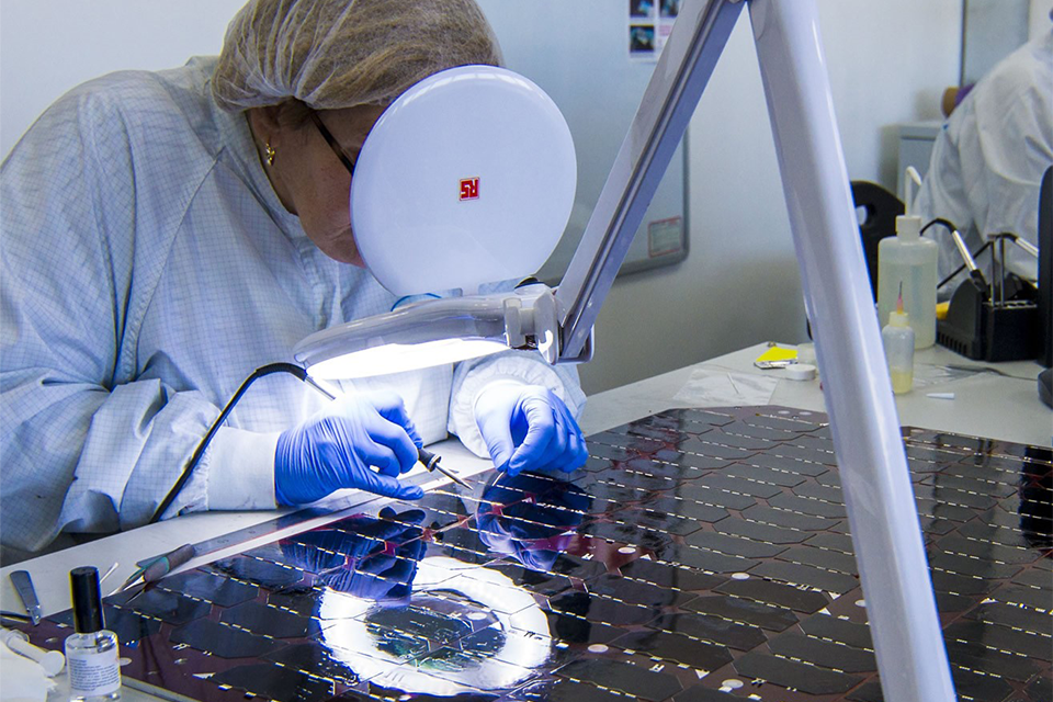 Scottish solar panel to fly on UK space launch