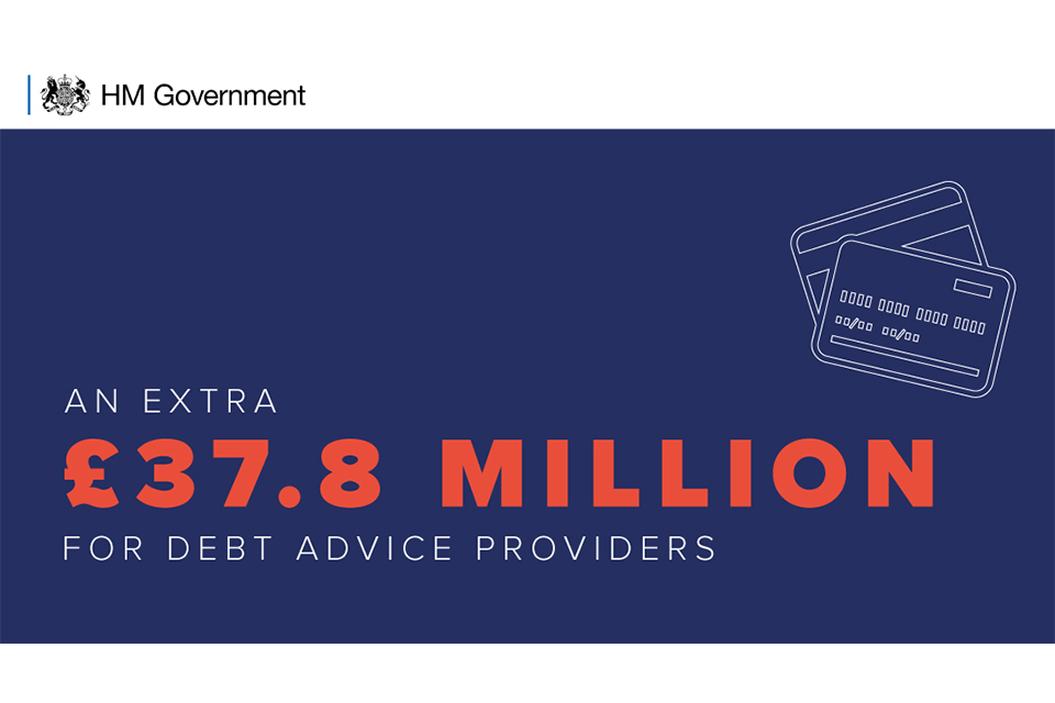 Almost £38 million support package for debt advice providers helping people affected by Coronavirus