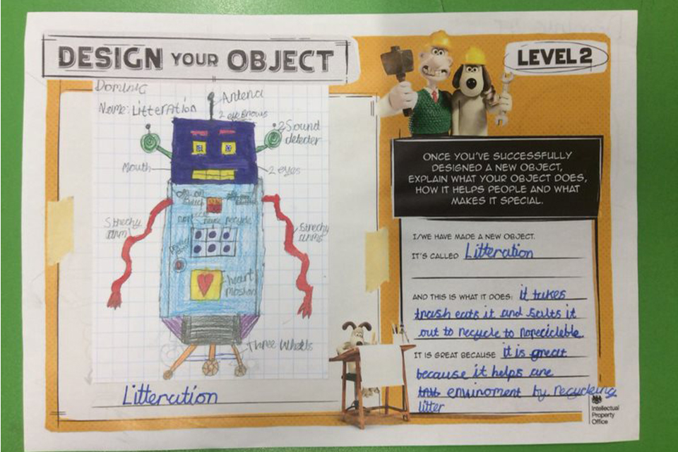Design of an environmental friendly robot and description of what it can do