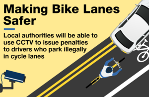 Making bike lanes safer graphic