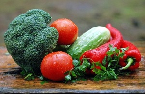 Image of vegetables on a table