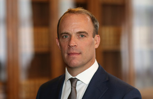 Foreign Secretary Dominic Raab.