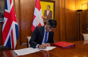 Mutual recognition agreement on financial services between the UK and Switzerland