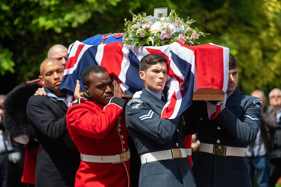 Armed Forces lead tributes to Dame Vera Lynn at her funeral