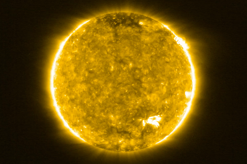 Photo of Sun from Solar Orbiter