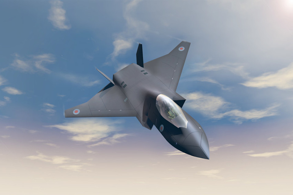 Concept imagery of the Tempest aircraft.