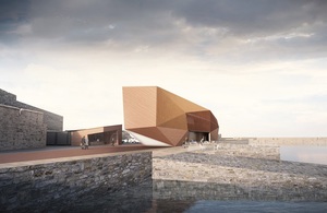 Artist impression of the Edge development in Whitehaven Harbour