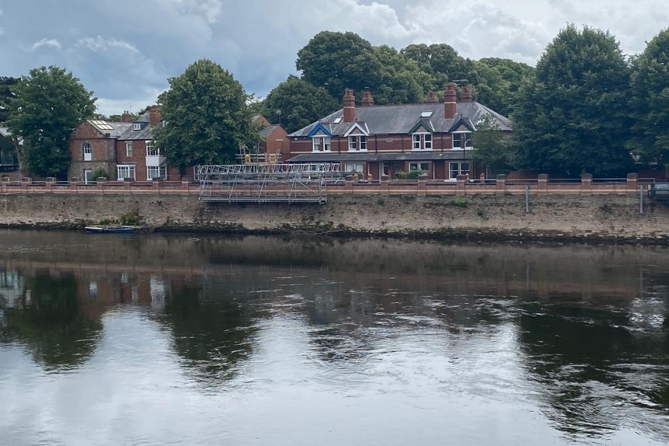 £450,000 repair work for Hereford flood wall damaged in winter floods