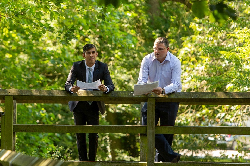 MP visits site of multi million pound flood scheme