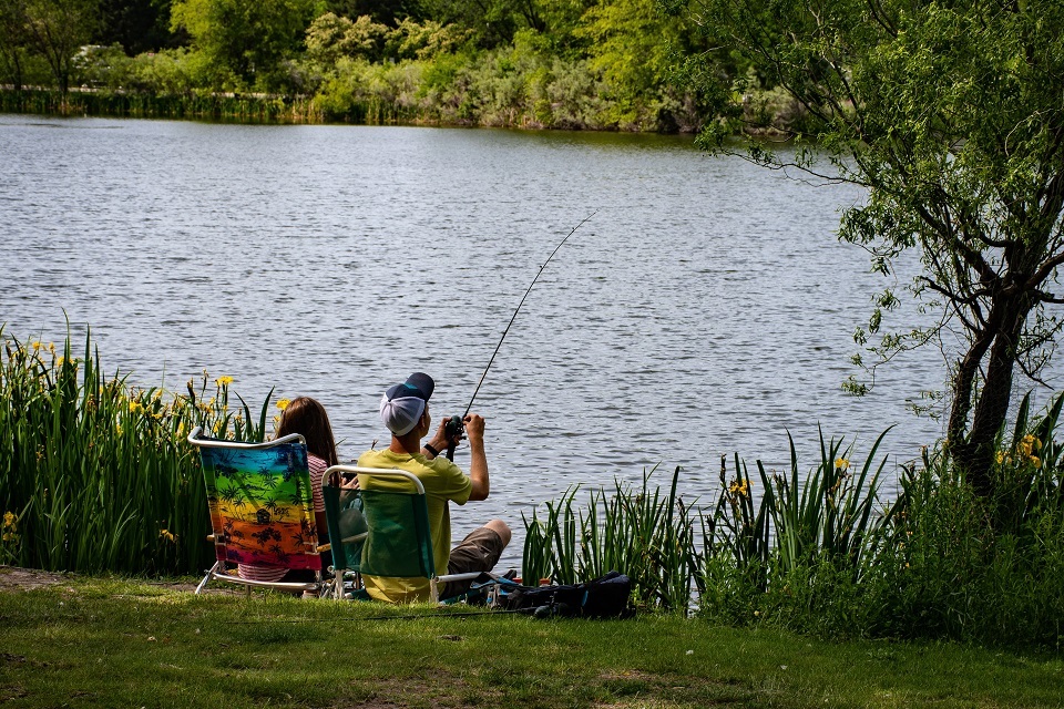 We’re hooked! People across England flock to fishing hotspots to enhance post lockdown wellbeing