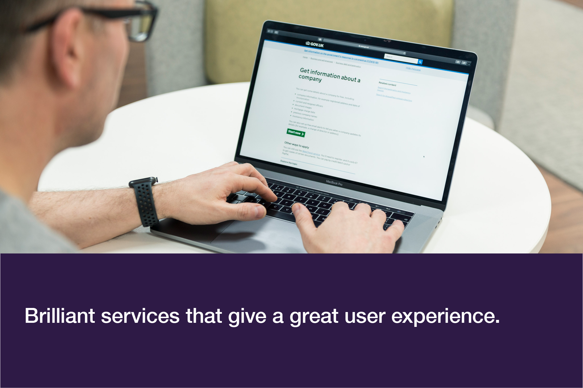 Brilliant services that give a great user experience.