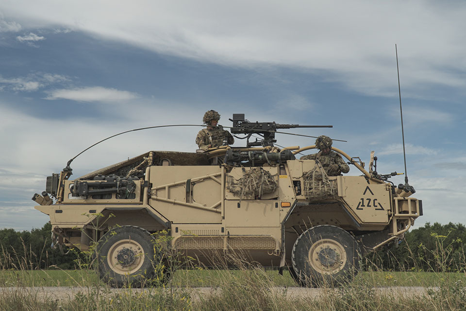 Armoured vehicles to test electric technology