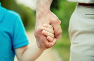 Hand holding - adult and child