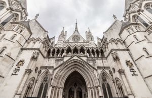 Frontage of Royal Courts of Justice