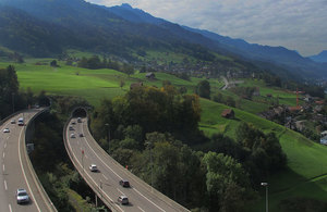 A3 motorway, Switzerland.