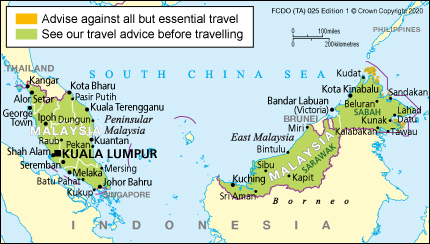 Malaysia Travel Advice Gov Uk