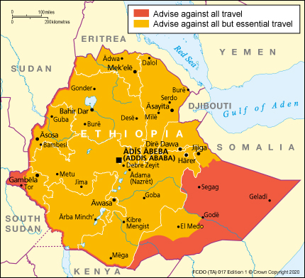 travel to ethiopia from kenya covid requirements