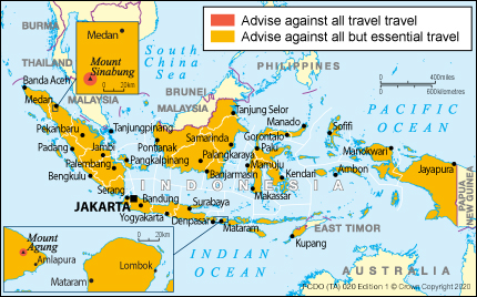 coronavirus indonesia travel advice gov uk
