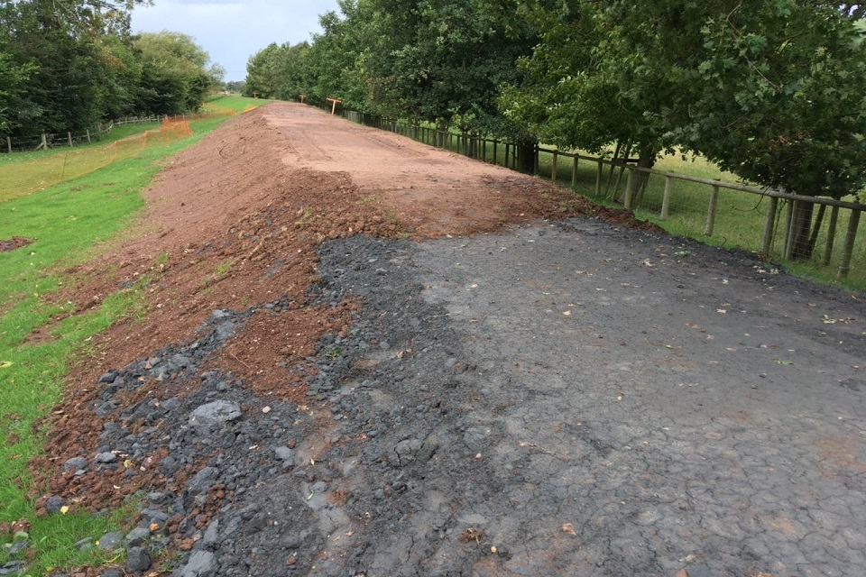 Repairs carried out to Hampton Bishop flood defences