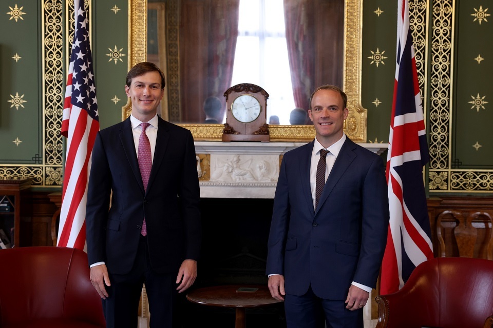 Prime Minister and Foreign Secretary meeting with Jared Kushner, 3 September 2020