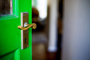 green door