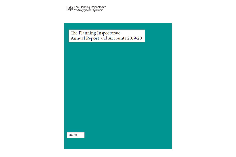 The Planning Inspectorate publishes its 2019/20 Annual Report and