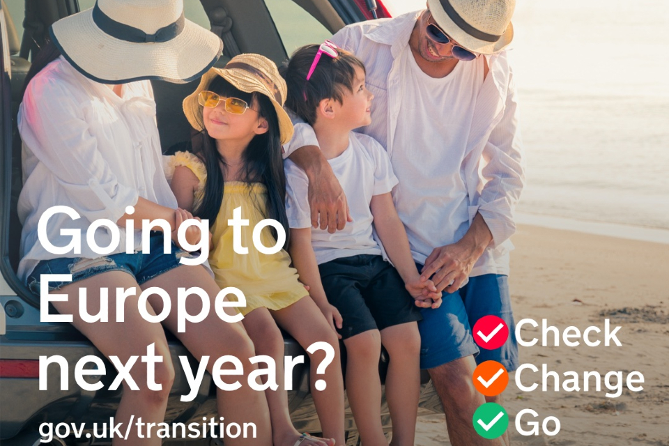 New information campaign to help Brits prepare for EU travel changes