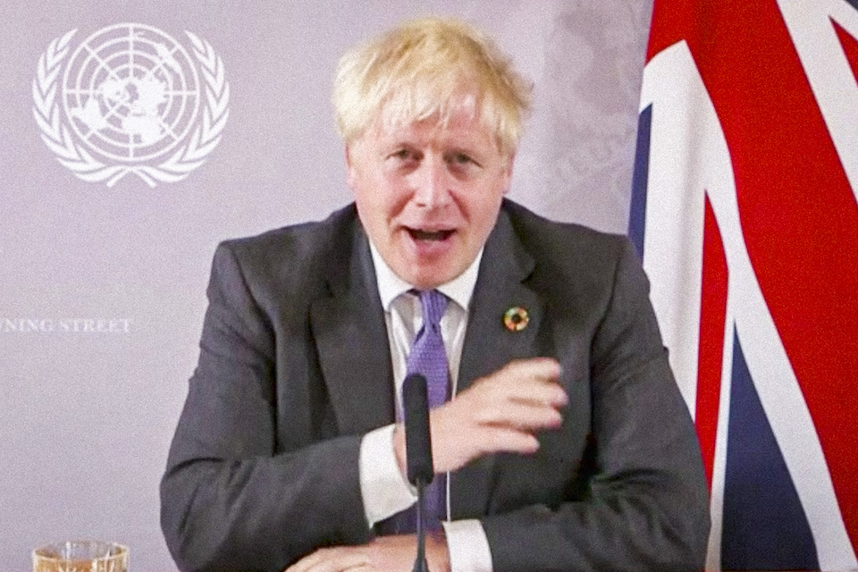 Prime Minister Boris Johnson (UN Photo)