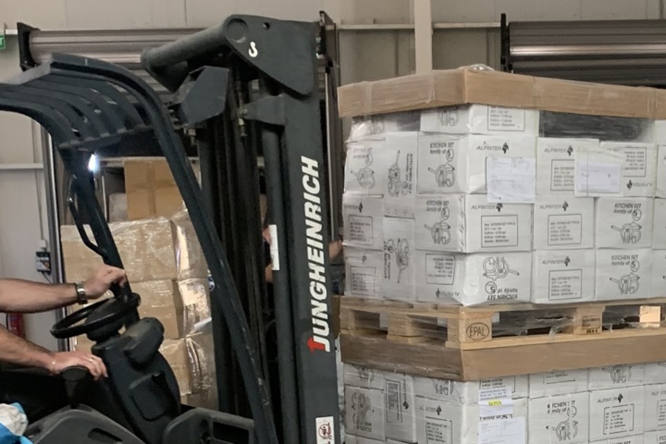 UK sends vital aid to refugees affected by Greek camp fire