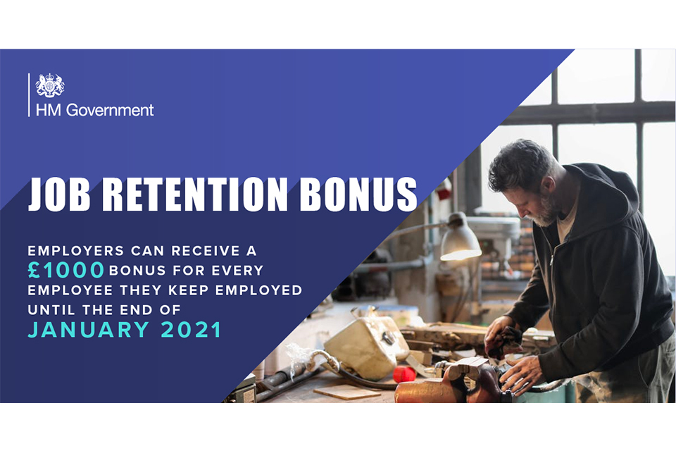 New guidance on £9 billion Job Retention Bonus, set to benefit millions of businesses