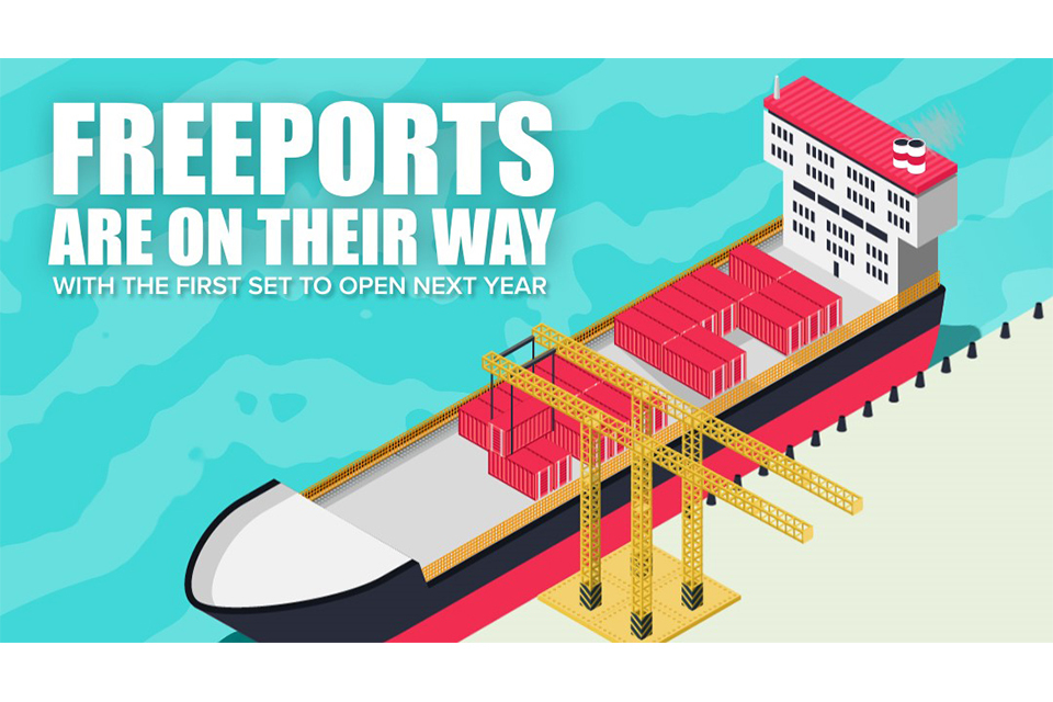 Government outlines new plans for Freeports to turbo charge post Brexit trade