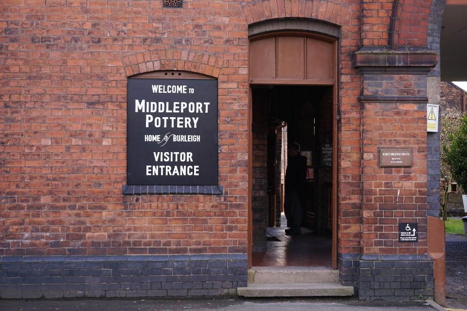 Photo showing Middleport Pottery, removed from the Heritage at Risk Register in 2014 after 16 years