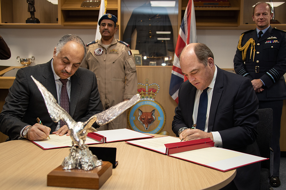 UK and Qatar commit to a stronger defence relationship