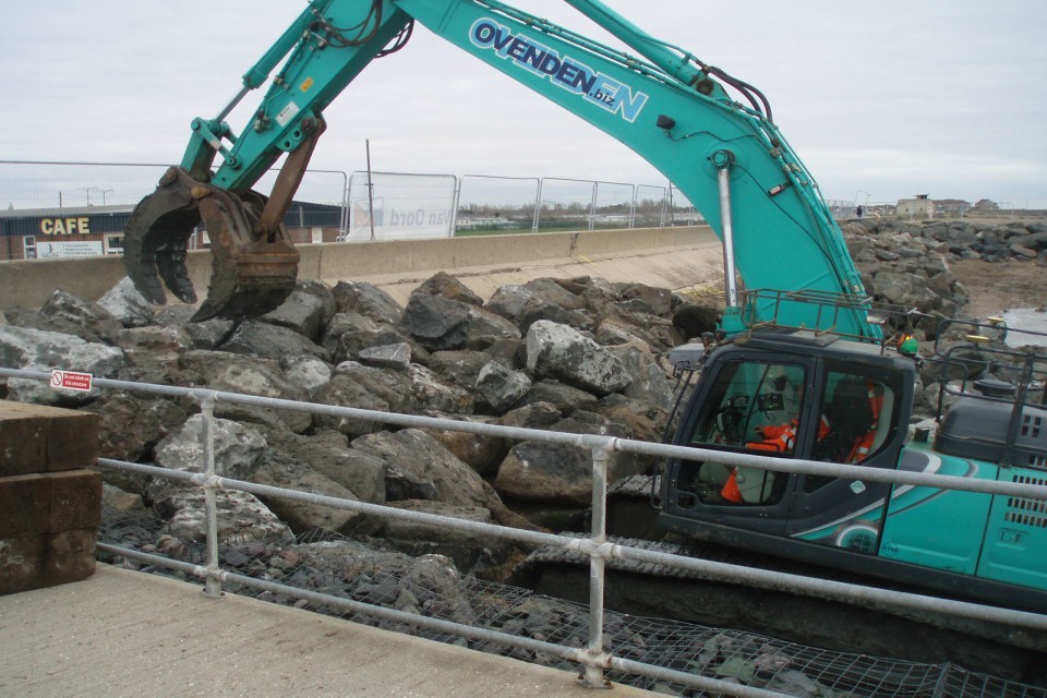 Seawick sea defences project