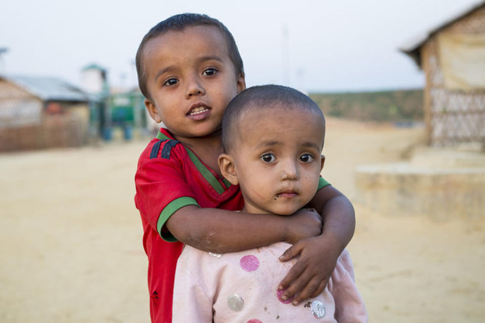 Dominic Raab urges world “not to turn away from Rohingya’s suffering” as the UK pledges life saving support