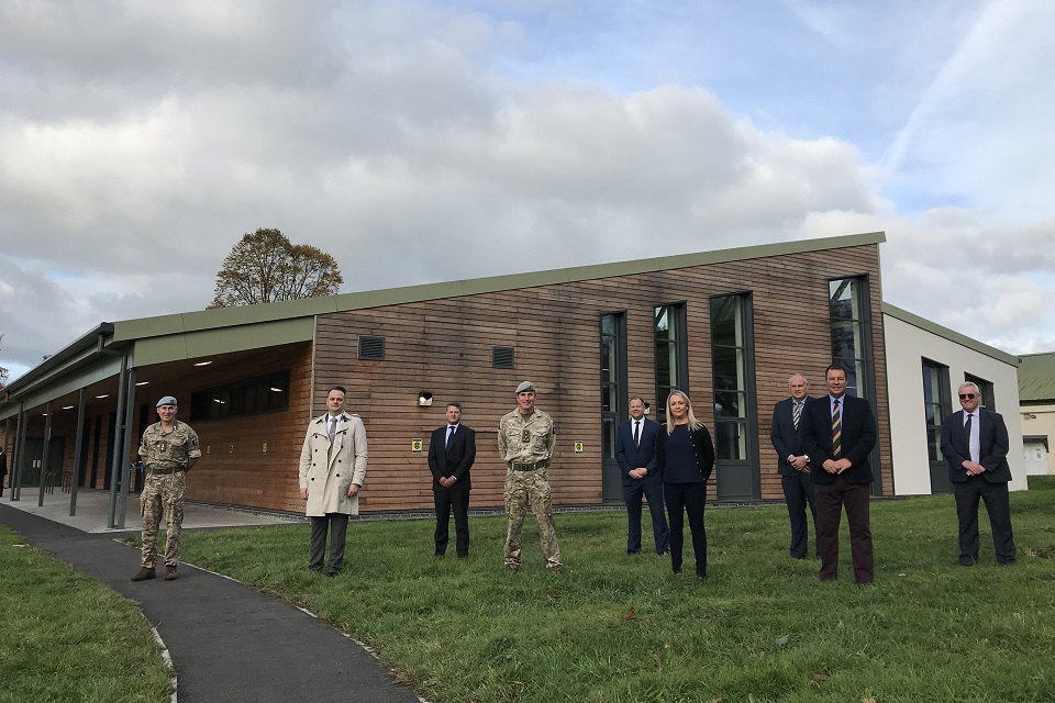 New Nesscliff kitchen and dining facility improves experience for armed forces