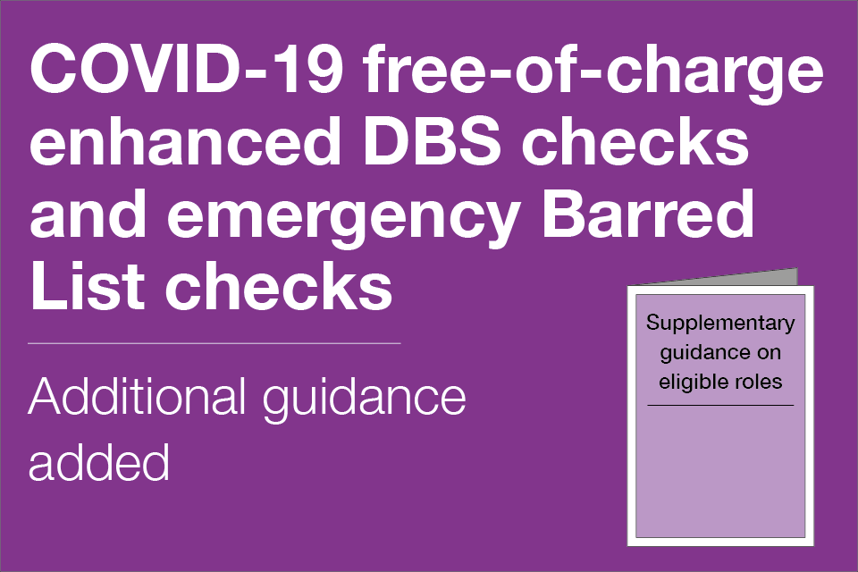COVID-19: Additional guidance added - GOV.UK
