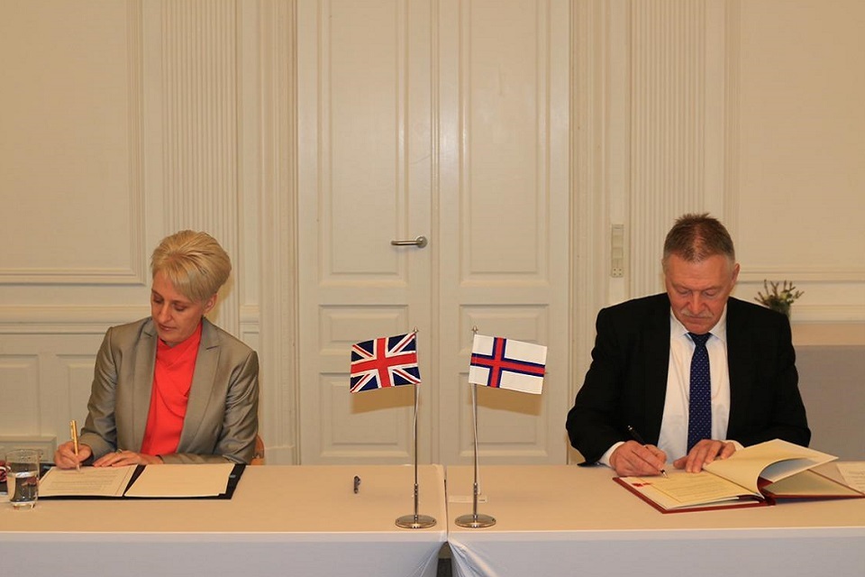 UK signs fisheries agreement with the Faroe Islands