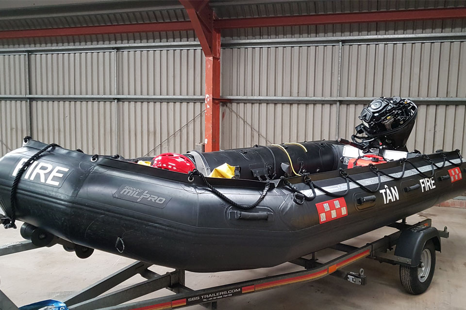 N207 Fire and Rescue Service Inflatable Boat