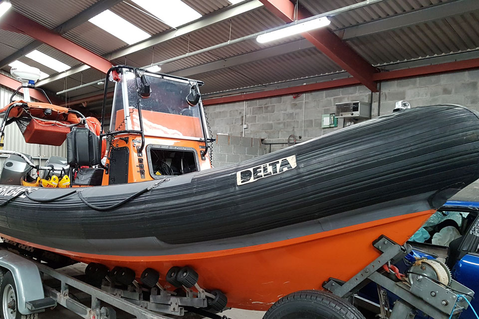 Rescue 1 Fire and Rescue Service Rigid Inflatable Boat