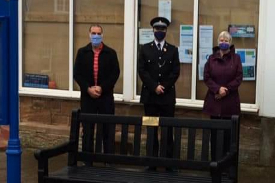 Torness officers raise funds to remember much loved local resident