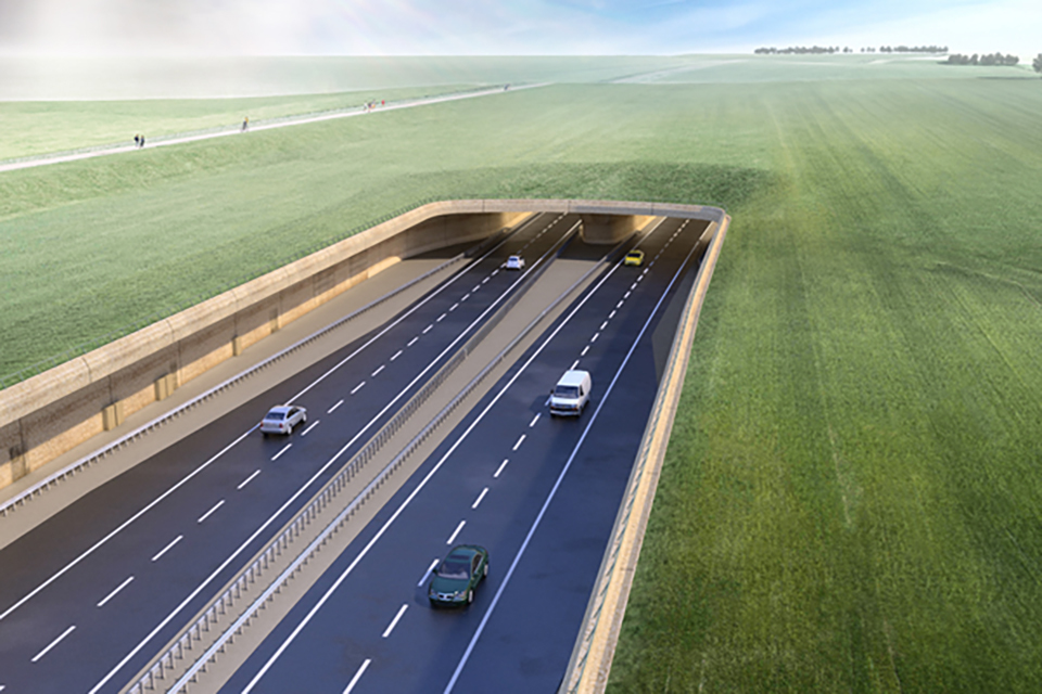 A303 Amesbury to Berwick Down (A303 Stonehenge) project granted development consent