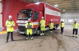 Peterson employees at the off-site Security and Distribution Centre at Lillyhall