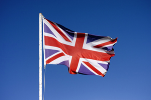 Image showing flag of Britain