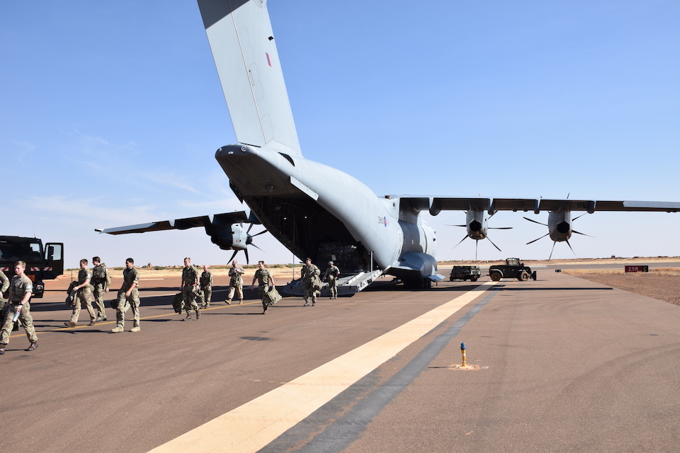 300 British troops deploy to Mali on UN Peacekeeping Mission