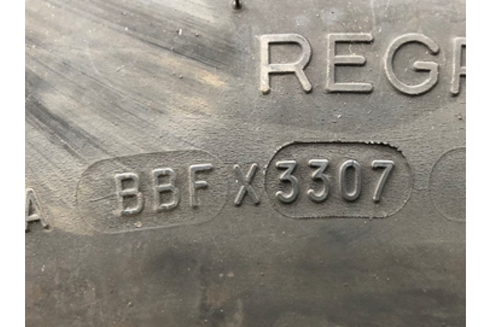 Tyre age code 3307 fitted to HGV front-steered axle