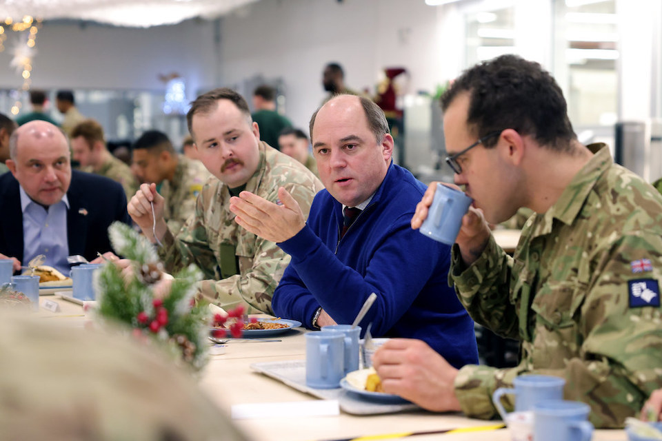 Defence Secretary visits British troops defending NATO’s eastern flank in Estonia