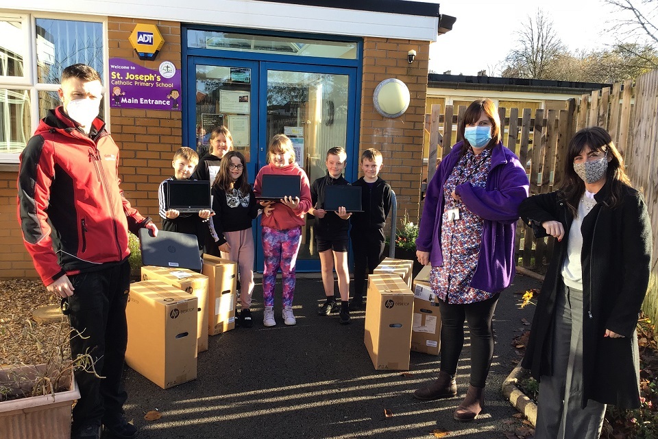Sellafield computer donation helps West Cumbrian school children